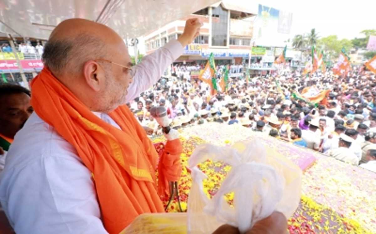 अमित शाह ने कांग्रेस से पूछा- क्या आप कर्नाटक में मुसलमानों को देने के लिए लिंगायतों का आरक्षण छीन लेंगे?